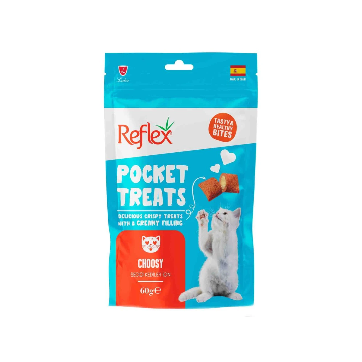 Reflex Pocket Treats Seçici Yetişkin Kedi Ödül Maması 60gr