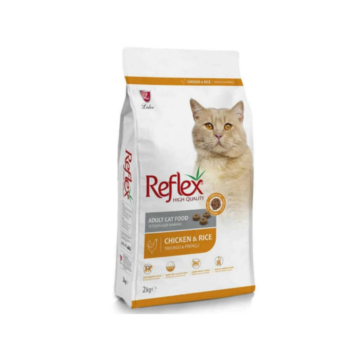 Reflex Tavuklu ve Pirinçli Yetişkin Kedi Maması 2kg