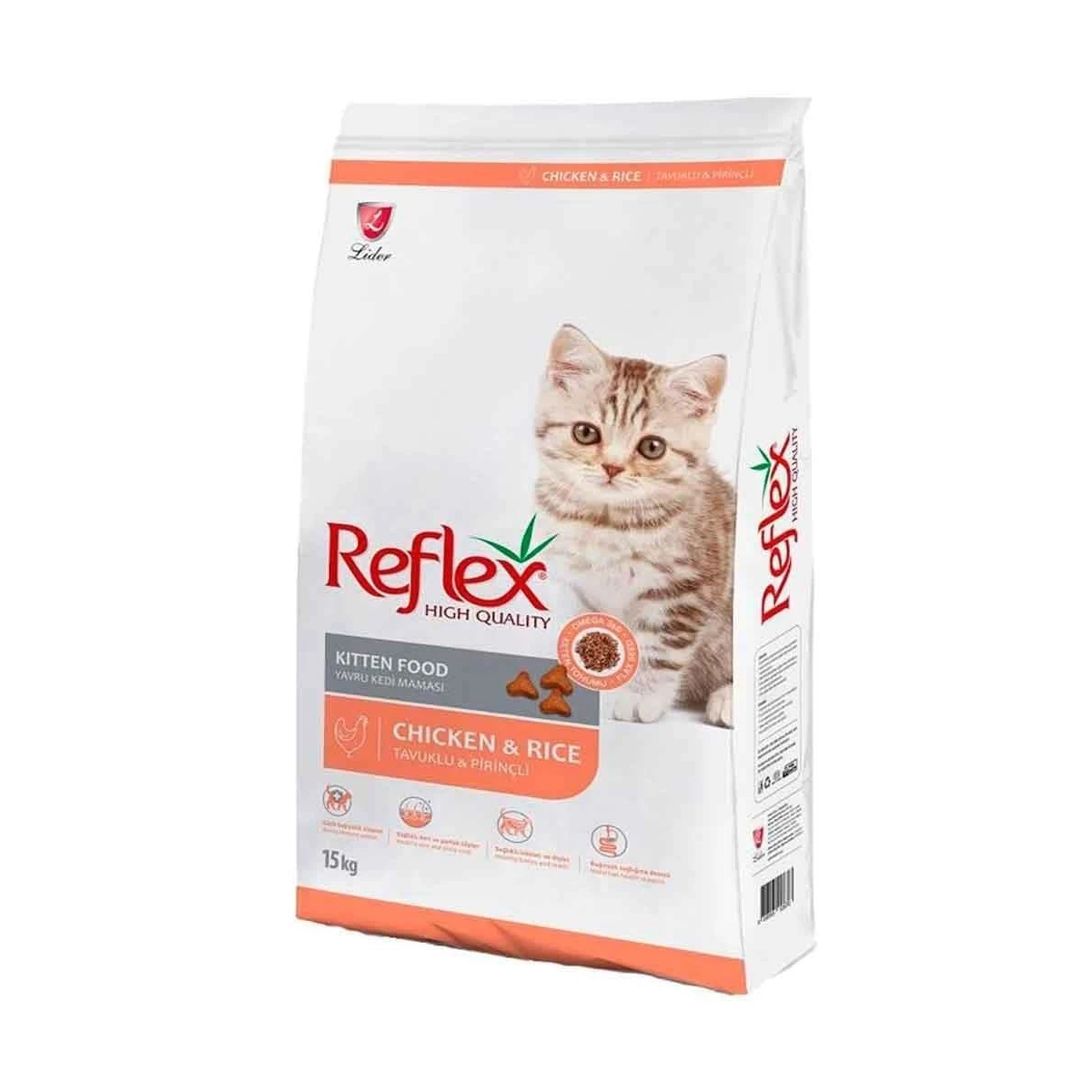 Reflex Tavuklu ve Pirinçli Yavru Kedi Maması 15kg