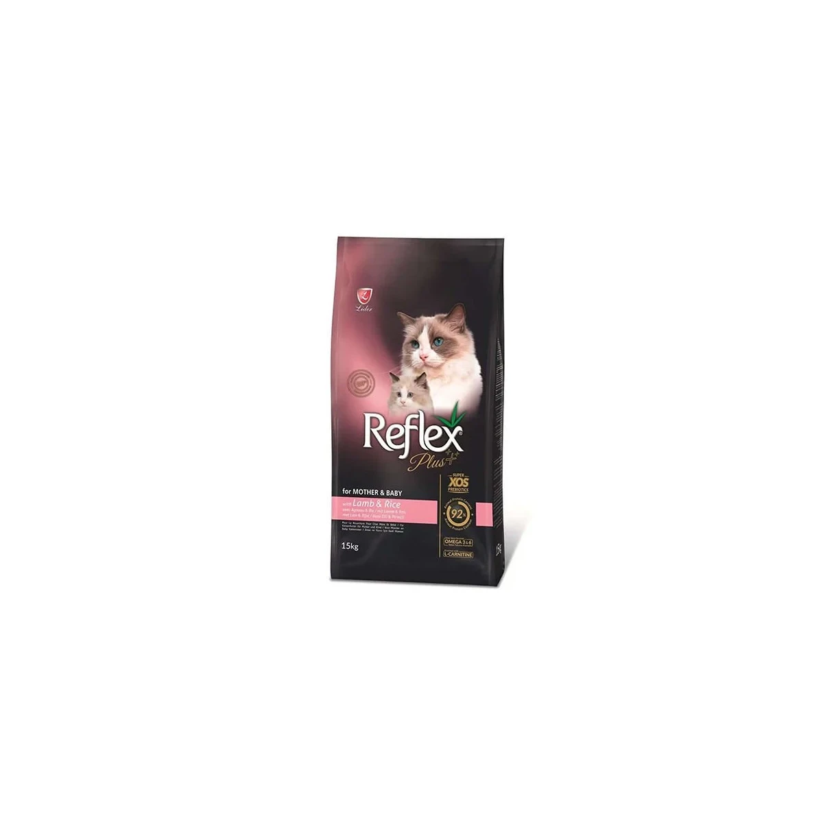 Reflex Plus Kuzu Etli Anne ve Yavru Kedi Maması 15 Kg