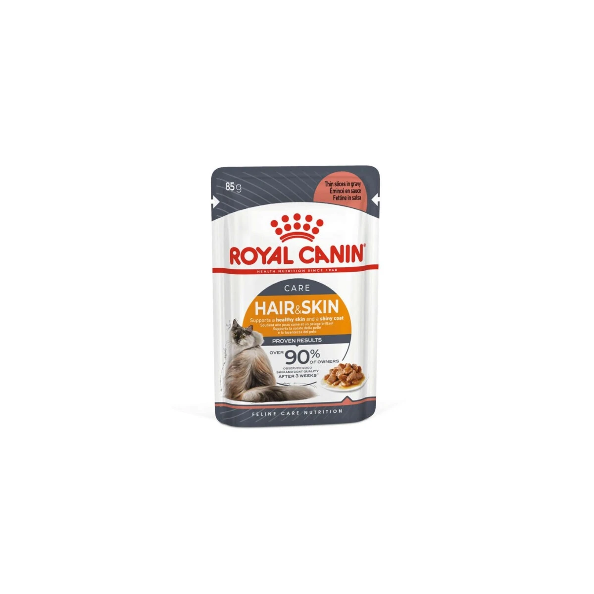 Royal Canin Hair Skin Hassas Tüylü Kedi Yaş Maması 85 Gr