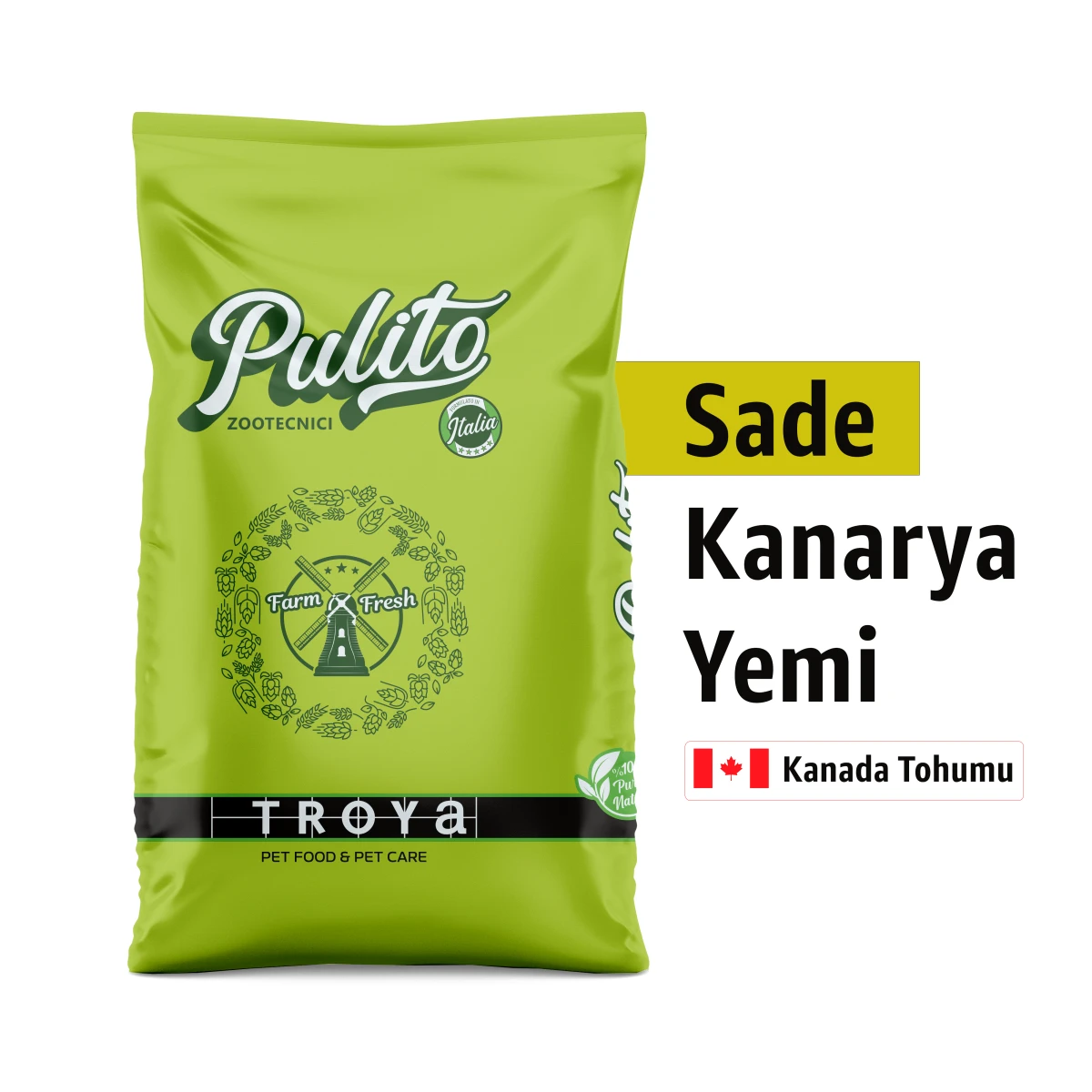 Pulito Sade Kanarya Yemi 20 KG Orjinal Paket