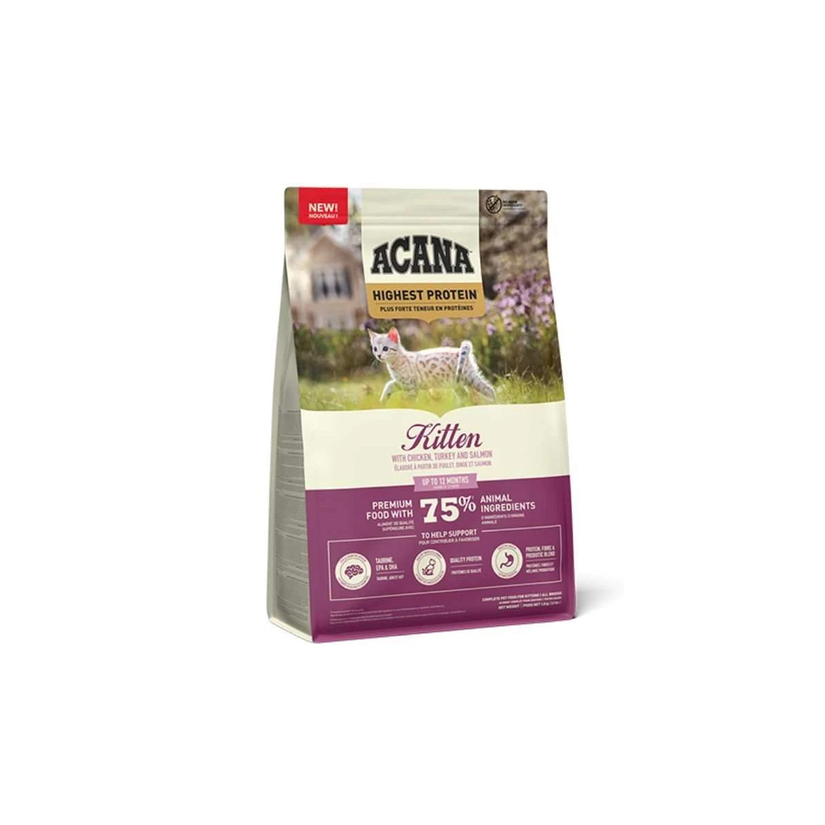 Acana Highest Protein Complete Kitten Food 1.8kg