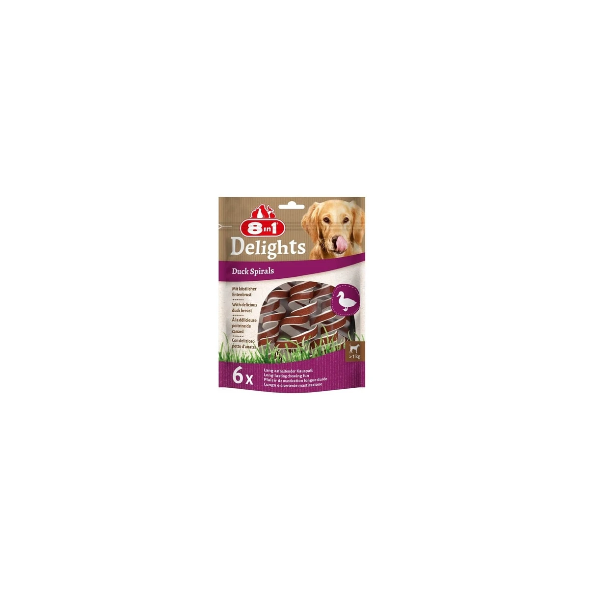 Smart Delights Duck Spirals Ördekli Burgu Köpek Ödülü 6lı