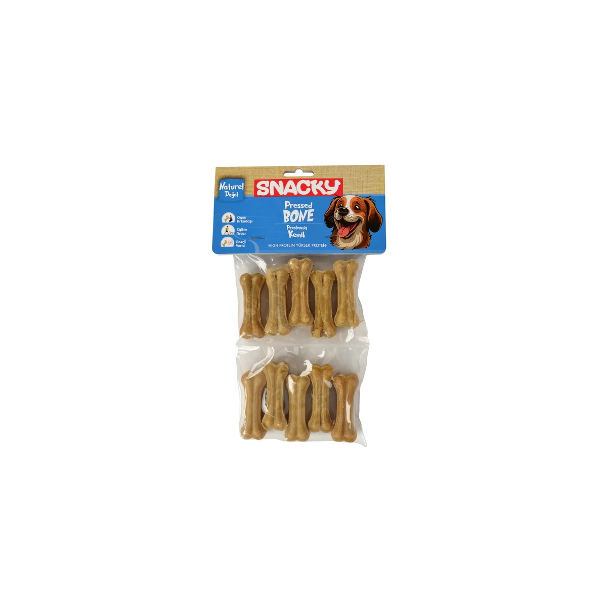 Snacky Nat. Köpek Çiğneme Kemiği 5cm *10'lu *110g
