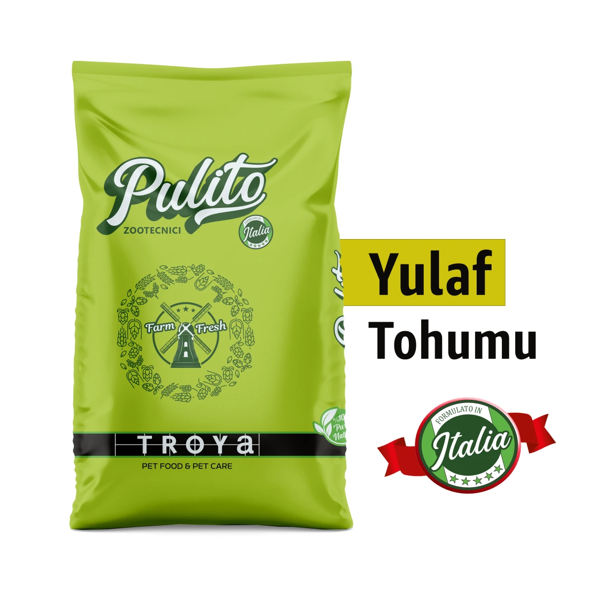 Pulito Yulaf Tohumu 20 KG Orjinal Paket